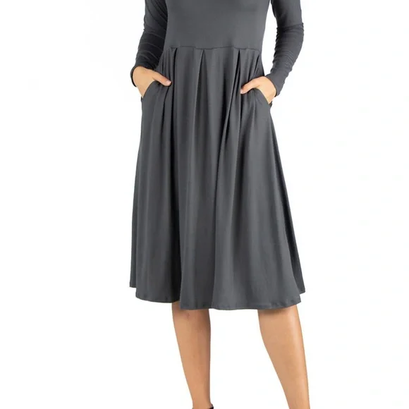 black strapless a line mini dress Luann Scoop Neckline Strapless Mini Dress Black main image 0